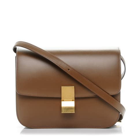 celine box bag light camel|CELINE Box Calfskin Medium Classic Box Flap Bag Light Camel .